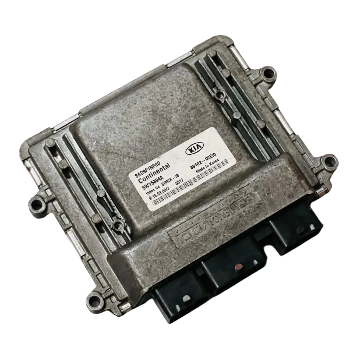 Kia Sportage Continental ECU 39102-02EI0 / 5WY5394A SIM2K-IB – surplus unit